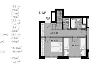 Prodej bytu 2+kk, Hostivice, Čsl. armády, 63 m2