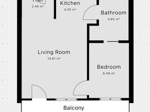 Pronájem bytu 2+kk, Praha - Braník, Jílovská, 35 m2