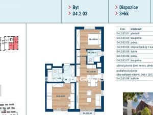 Prodej bytu 3+kk, Praha - Čakovice, Bělomlýnská, 77 m2