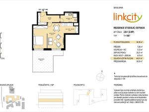 Prodej bytu 2+kk, Ostrava, Stodolní, 50 m2