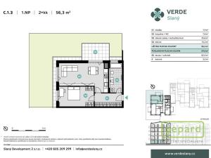 Prodej bytu 2+kk, Slaný - Kvíček, U Benaru, 59 m2