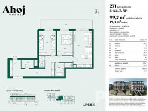 Prodej bytu 3+kk, Praha - Modřany, Československého exilu, 100 m2