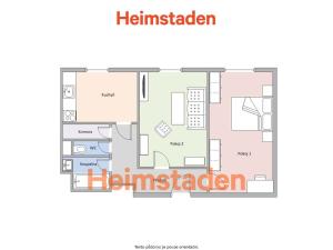 Pronájem bytu 2+1, Český Těšín, Bezručova, 57 m2