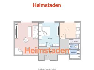 Pronájem bytu 2+1, Havířov - Město, Haškova, 56 m2