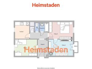 Pronájem bytu 3+1, Havířov - Město, Nerudova, 73 m2
