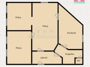 Pronájem bytu 3+1, Rychnov nad Kněžnou, Balbínova, 85 m2