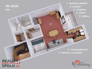 Prodej bytu 2+kk, Rokytnice nad Jizerou - Horní Rokytnice, 39 m2