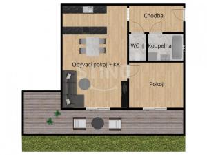 Prodej bytu 2+kk, Hradec nad Moravicí, Gudrichova, 62 m2