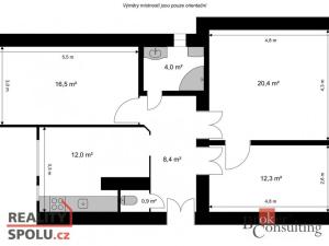 Prodej bytu 3+1, Liberec - Liberec I-Staré Město, Herrmannova, 75 m2