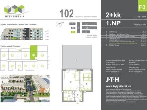 Prodej bytu 2+kk, Olomouc, Třída Jiřího Pelikána, 46 m2