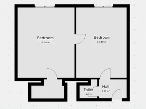 Pronájem bytu 2+kk, Praha - Vršovice, Tolstého, 56 m2