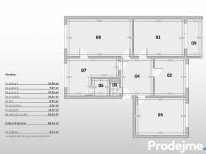 Prodej bytu 4+1, Práče, 88 m2