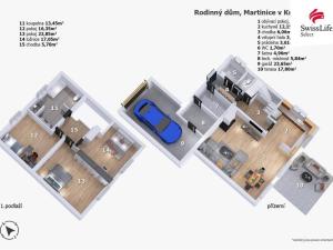 Prodej rodinného domu, Martinice v Krkonoších, 174 m2