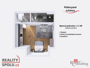 Prodej bytu 1+kk, Svoboda nad Úpou, Maršovská, 40 m2