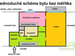 Pronájem bytu 1+1, České Budějovice, V. Volfa, 44 m2