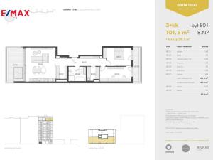 Prodej bytu 3+kk, Praha - Libeň, Ocelářská, 107 m2