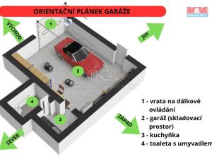 Pronájem garáže, Havlíčkův Brod, Humpolecká, 36 m2