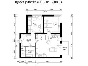 Prodej bytu 3+kk, Lanškroun, 78 m2