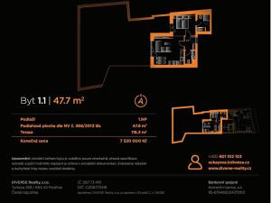 Prodej bytu 1+kk, Brno, Rostislavovo náměstí, 48 m2