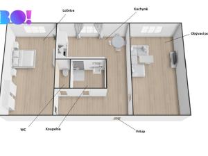 Pronájem bytu 2+1, Karviná - Mizerov, Čajkovského, 54 m2