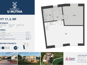 Prodej bytu 2+kk, Praha - Královice, Kuťatská, 54 m2