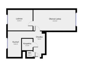 Pronájem bytu 2+1, Praha - Strašnice, Kounická, 50 m2