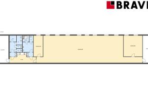 Pronájem kanceláře, Brno - Slatina, Hviezdoslavova, 257 m2