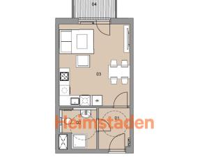Pronájem bytu 1+kk, Plzeň - Jižní Předměstí, Magisterská, 30 m2