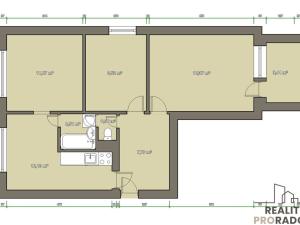 Prodej bytu 3+1, Praha - Hostivař, Lyžařská, 67 m2