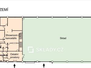 Pronájem skladu, Čestlice, 1393 m2