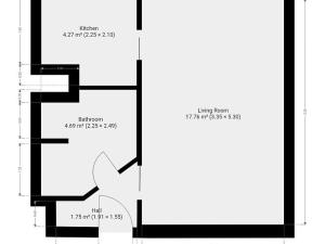 Pronájem bytu 1+1, Praha - Troja, Krynická, 29 m2