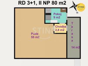 Prodej rodinného domu, Myslejovice, 57 m2