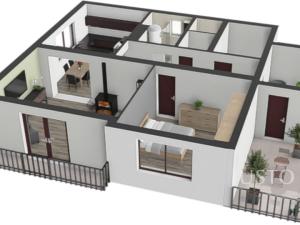 Prodej bytu 2+1, Písek - Hradiště, Na Rozmezí, 90 m2