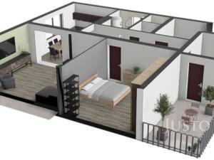 Prodej bytu 2+1, Písek - Hradiště, Na Rozmezí, 90 m2