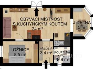 Prodej rodinného domu, Kestřany, 86 m2