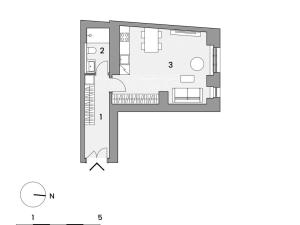 Prodej bytu 1+kk, Praha - Vinohrady, Polská, 38 m2