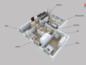 Prodej bytu 4+1, Ústí nad Labem - Krásné Březno, V Oblouku, 76 m2