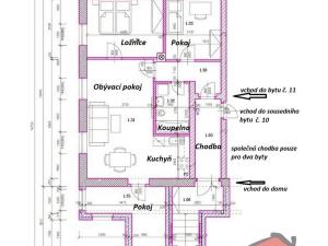 Prodej bytu 4+kk, Nupaky, 79 m2