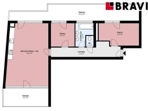 Pronájem bytu 3+kk, Brno, Mlýnská, 82 m2