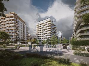 Prodej bytu 1+kk, Praha - Karlín, Libeňský ostrov, 44 m2