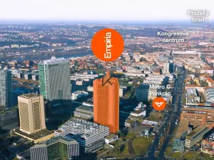 Pronájem kanceláře, Praha - Nusle, Na strži, 202 m2
