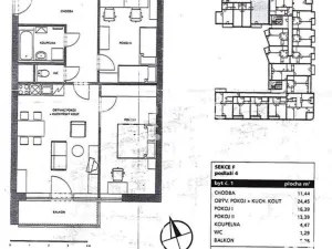Prodej bytu 3+kk, Nymburk, Inspektorská, 71 m2
