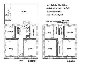 Prodej vily, Louny, 174 m2