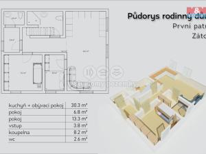 Prodej rodinného domu, Lenora - Zátoň, 121 m2