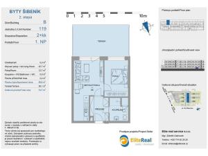 Prodej bytu 2+kk, Olomouc, Třída Jiřího Pelikána, 49 m2