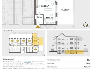 Prodej bytu 2+kk, Rostěnice-Zvonovice - Rostěnice, 82 m2