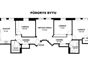 Prodej bytu 4+1, Kašperské Hory, Náměstí, 120 m2