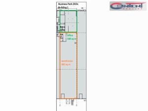 Pronájem skladu, Praha - Zličín, Na Radosti, 650 m2