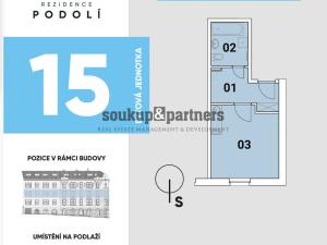 Pronájem bytu 1+kk, Praha - Podolí, Sinkulova, 27 m2
