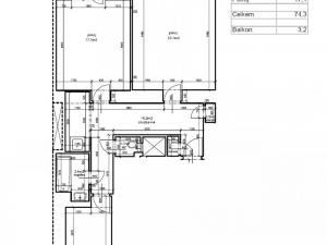 Prodej bytu 3+kk, Praha - Vinohrady, V Horní Stromce, 74 m2